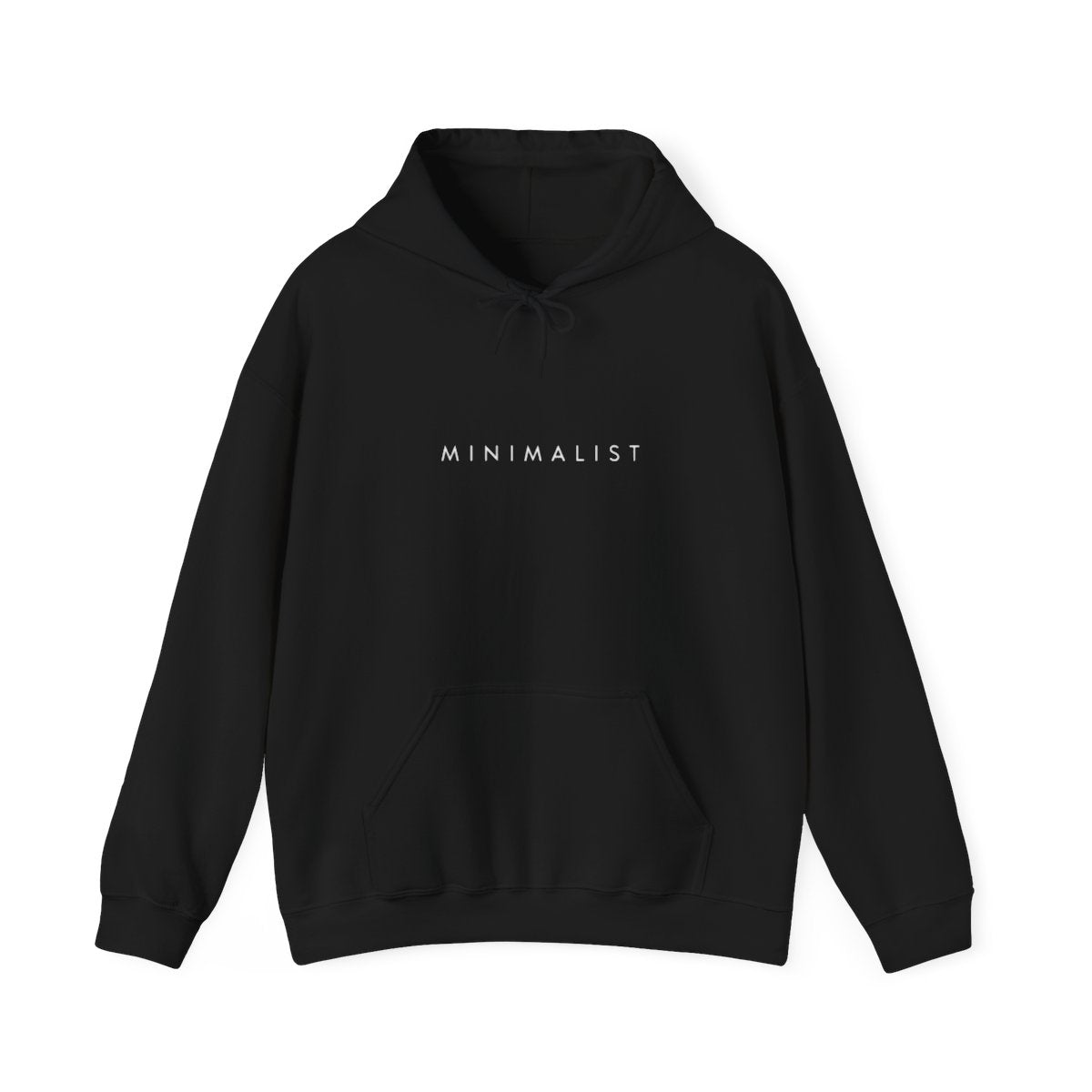 Minimalist Black Hoodie | Premium Embroidered Sweatshirt
